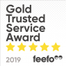 Feefo Gold Trusted Service Award 2019